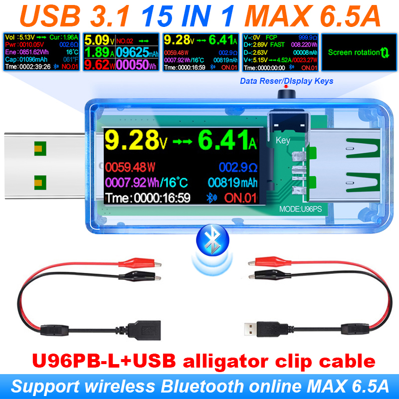 15 IN 1 USB 3.1 Tester DC Volt - Co Detector Plug recensione e prezzo