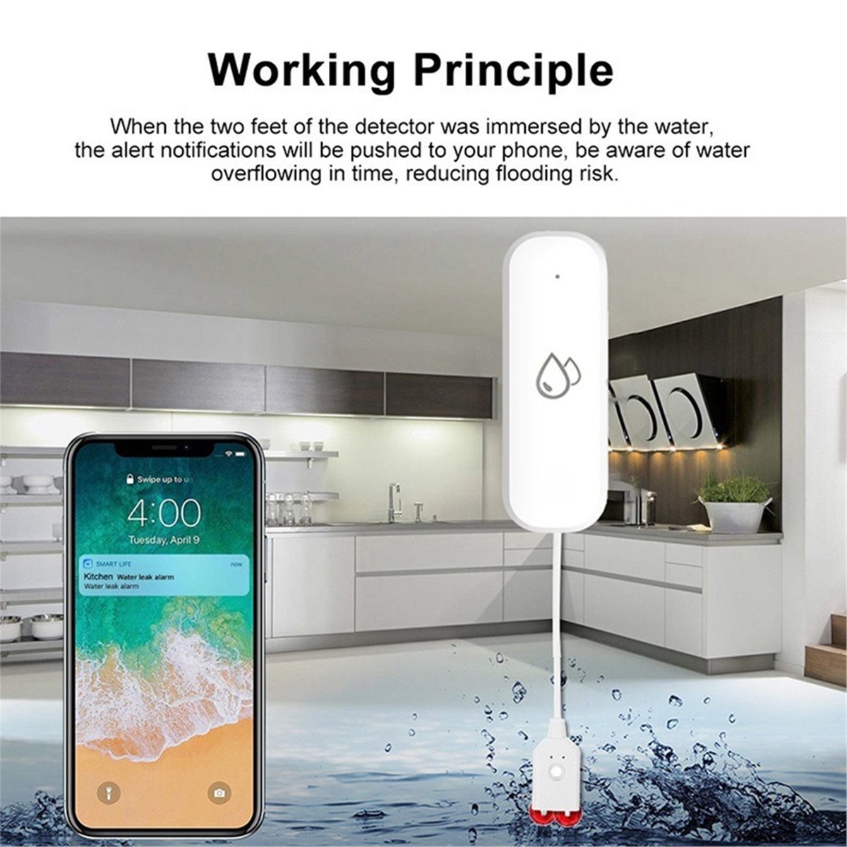 Sensore di perdite d'acqua com - Water Alarm Sensor recensione e prezzo